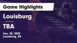 Louisburg  vs TBA Game Highlights - Jan. 28, 2020