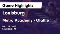 Louisburg  vs Metro Academy - Olathe Game Highlights - Feb. 25, 2020