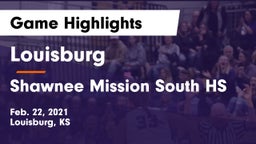 Louisburg  vs Shawnee Mission South HS Game Highlights - Feb. 22, 2021