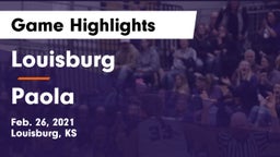 Louisburg  vs Paola  Game Highlights - Feb. 26, 2021