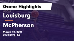Louisburg  vs McPherson  Game Highlights - March 12, 2021