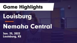 Louisburg  vs Nemaha Central  Game Highlights - Jan. 25, 2022
