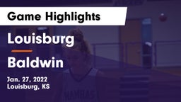 Louisburg  vs Baldwin  Game Highlights - Jan. 27, 2022