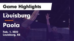 Louisburg  vs Paola  Game Highlights - Feb. 1, 2022