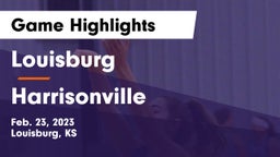 Louisburg  vs Harrisonville  Game Highlights - Feb. 23, 2023
