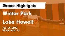 Winter Park  vs Lake Howell  Game Highlights - Jan. 29, 2020