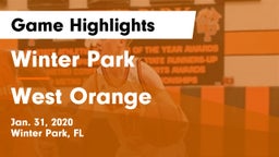 Winter Park  vs West Orange  Game Highlights - Jan. 31, 2020