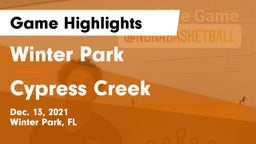 Winter Park  vs Cypress Creek  Game Highlights - Dec. 13, 2021