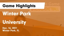Winter Park  vs University  Game Highlights - Dec. 16, 2021