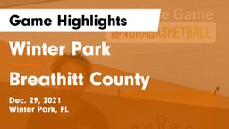 Winter Park  vs Breathitt County  Game Highlights - Dec. 29, 2021