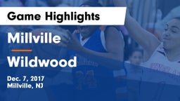 Millville  vs Wildwood Game Highlights - Dec. 7, 2017
