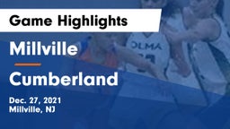 Millville  vs Cumberland  Game Highlights - Dec. 27, 2021