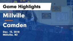 Millville  vs Camden  Game Highlights - Dec. 15, 2018