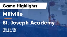Millville  vs  St. Joseph Academy Game Highlights - Jan. 26, 2021