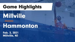 Millville  vs Hammonton  Game Highlights - Feb. 3, 2021