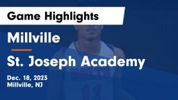 Millville  vs  St. Joseph Academy Game Highlights - Dec. 18, 2023