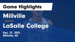 Millville  vs LaSalle College   Game Highlights - Dec. 27, 2023