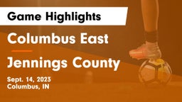 Columbus East  vs Jennings County Game Highlights - Sept. 14, 2023