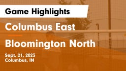 Columbus East  vs Bloomington North  Game Highlights - Sept. 21, 2023