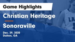 Christian Heritage  vs Sonoraville  Game Highlights - Dec. 29, 2020
