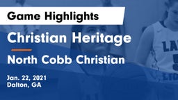 Christian Heritage  vs North Cobb Christian  Game Highlights - Jan. 22, 2021