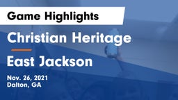 Christian Heritage  vs East Jackson  Game Highlights - Nov. 26, 2021