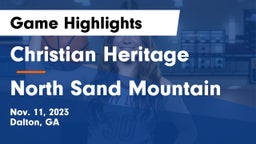 Christian Heritage  vs North Sand Mountain  Game Highlights - Nov. 11, 2023