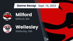 Recap: Milford  vs. Wellesley  2023