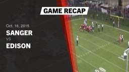 Recap: Sanger  vs. Edison  2015