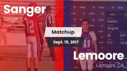 Matchup: Sanger  vs. Lemoore 2017