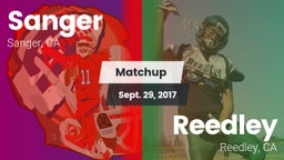 Matchup: Sanger  vs. Reedley  2017