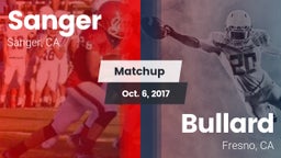 Matchup: Sanger  vs. Bullard  2017