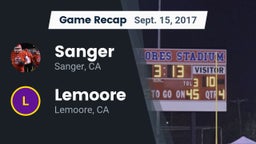 Recap: Sanger  vs. Lemoore 2017