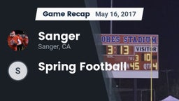 Recap: Sanger  vs. Spring Football 2017