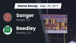 Recap: Sanger  vs. Reedley  2017