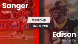 Matchup: Sanger  vs. Edison  2018