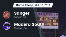 Recap: Sanger  vs. Madera South  2019