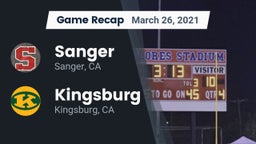 Recap: Sanger  vs. Kingsburg  2021