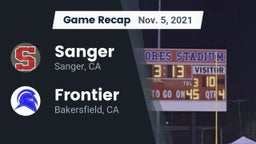 Recap: Sanger  vs. Frontier  2021