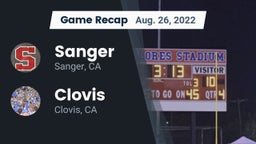 Recap: Sanger  vs. Clovis  2022