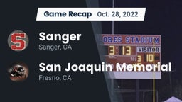 Recap: Sanger  vs. San Joaquin Memorial  2022