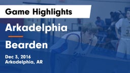 Arkadelphia  vs Bearden  Game Highlights - Dec 3, 2016