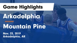Arkadelphia  vs Mountain Pine  Game Highlights - Nov. 23, 2019