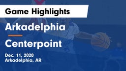 Arkadelphia  vs Centerpoint  Game Highlights - Dec. 11, 2020