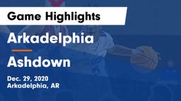 Arkadelphia  vs Ashdown  Game Highlights - Dec. 29, 2020