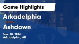 Arkadelphia  vs Ashdown  Game Highlights - Jan. 20, 2024
