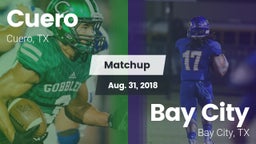 Matchup: Cuero  vs. Bay City  2018