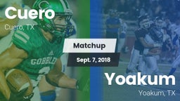Matchup: Cuero  vs. Yoakum  2018