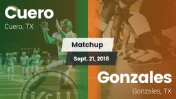 Matchup: Cuero  vs. Gonzales  2018