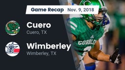 Recap: Cuero  vs. Wimberley  2018